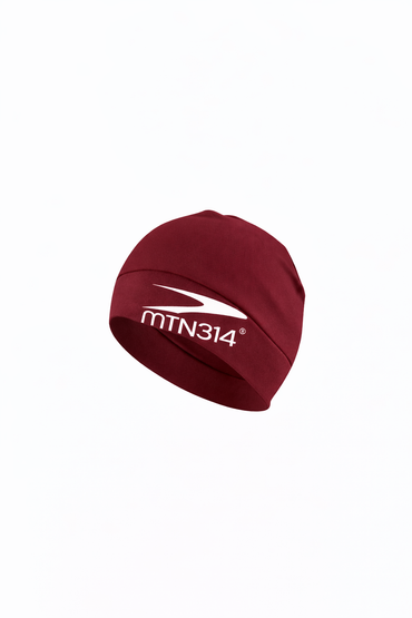 Maroon skull cap