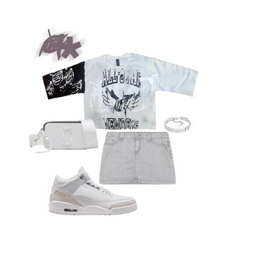 Crop Pure money 3s Graffiti Shirt