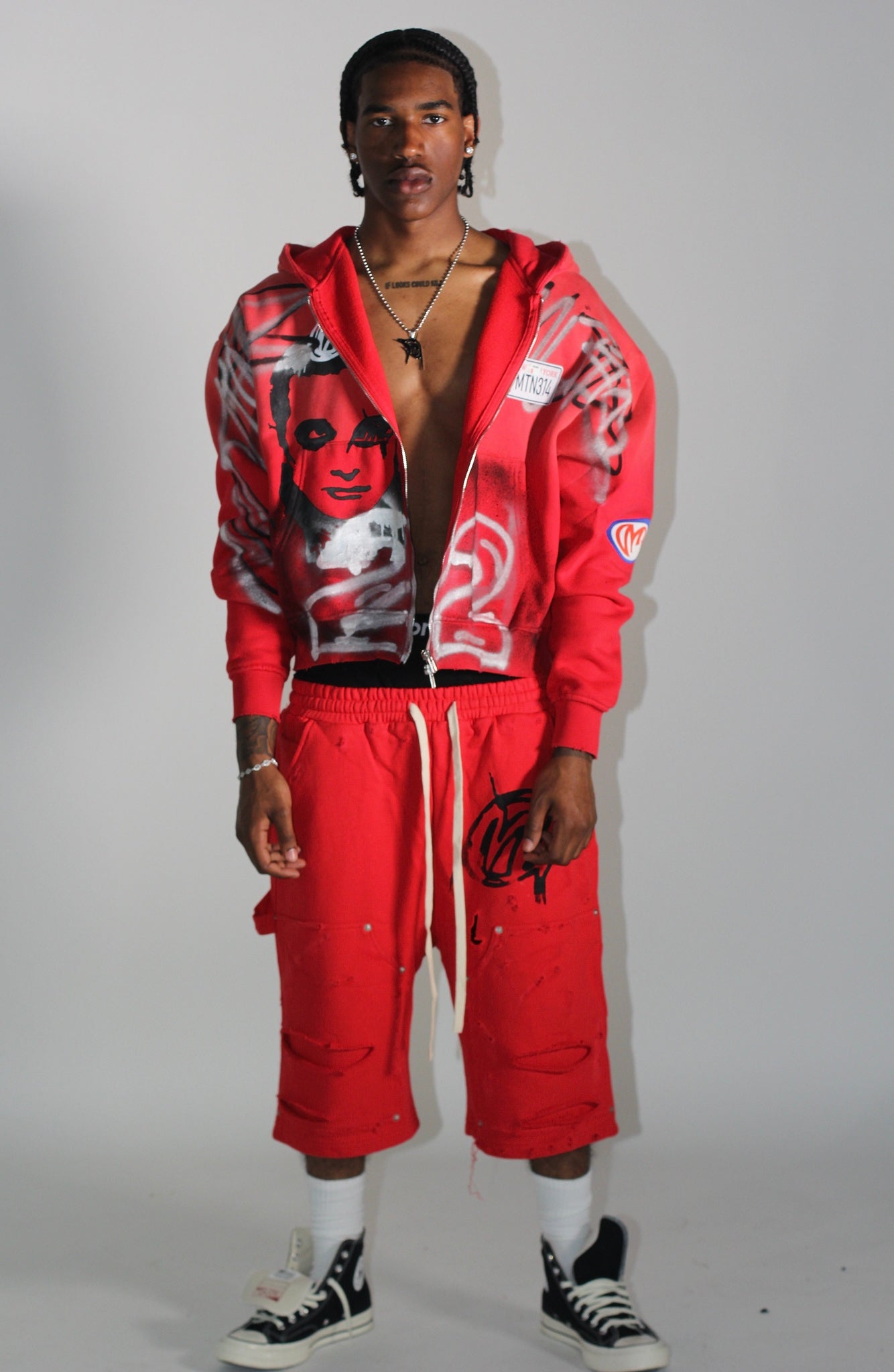 D-Boy Short Set (red)