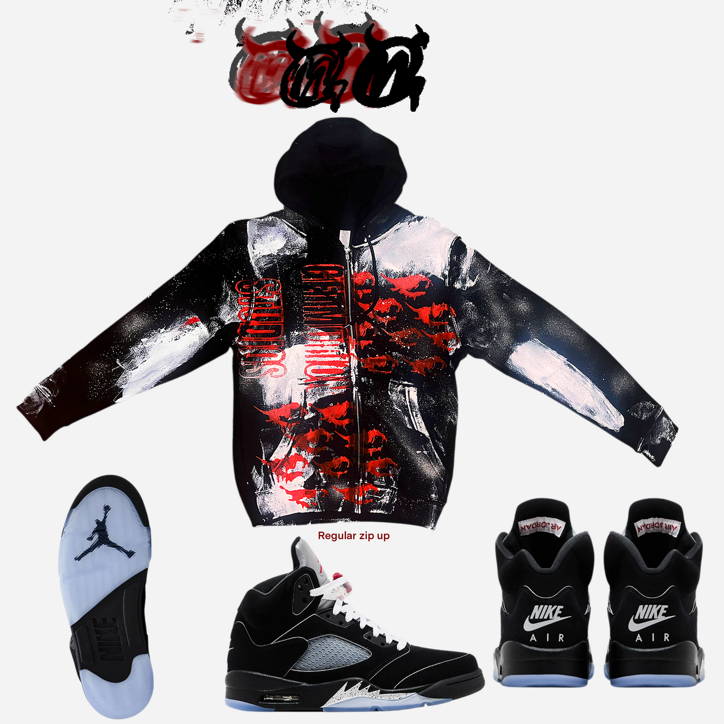 Red and black Legacy Zip Up