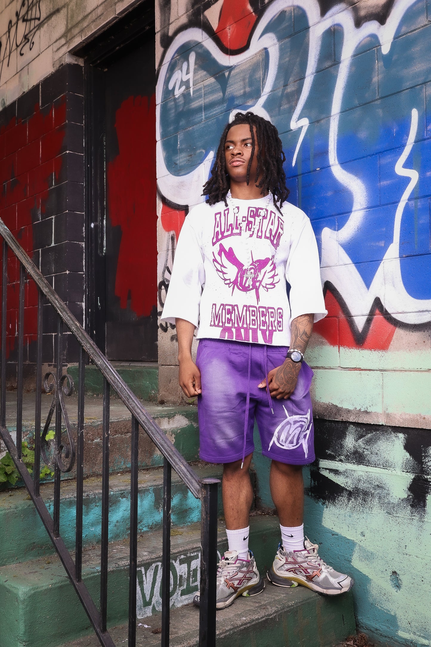 Purple Short Set