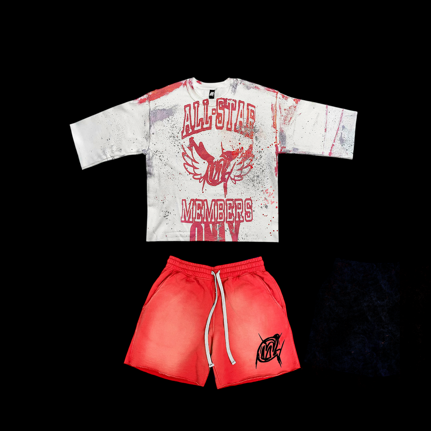 Red Short Set