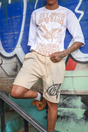 Tan Short Set