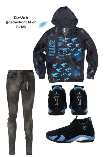 University blue 14   Legacy Zip Up