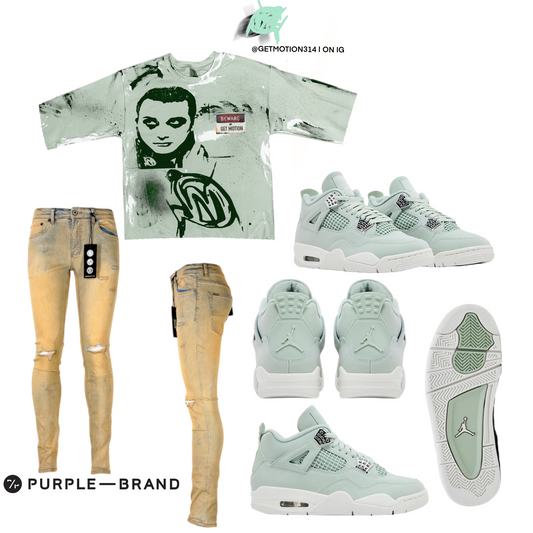 SEAFOAM 4s graffiti shirt