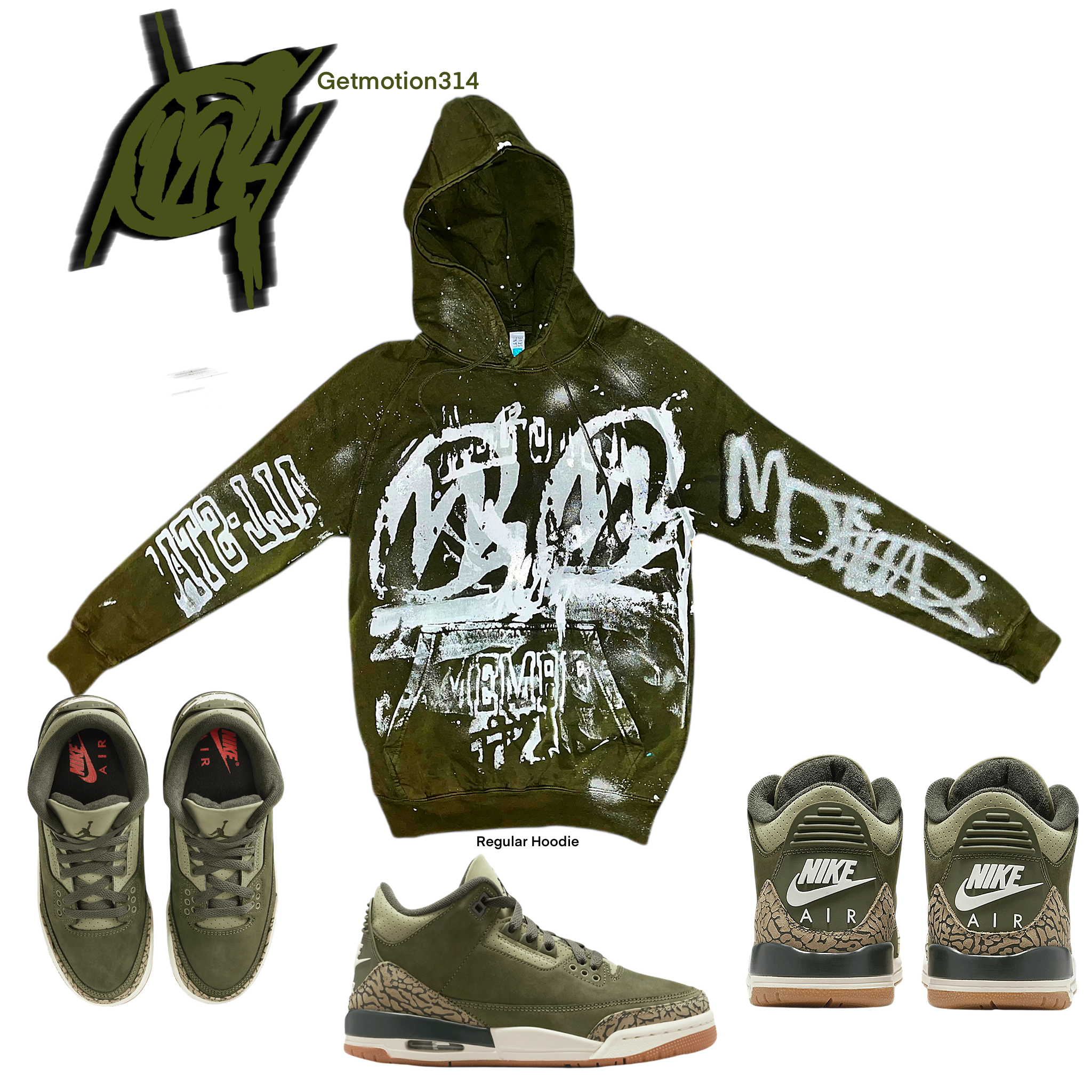 Family Affairs graffiti hoodie