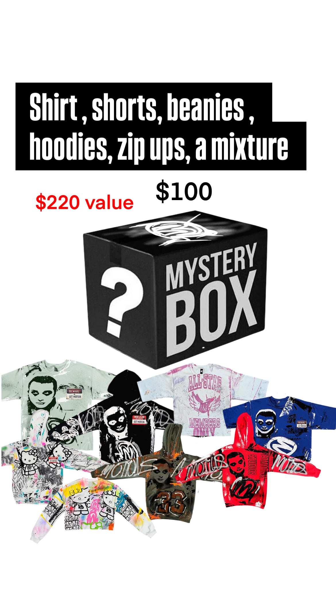 $100  mystery box