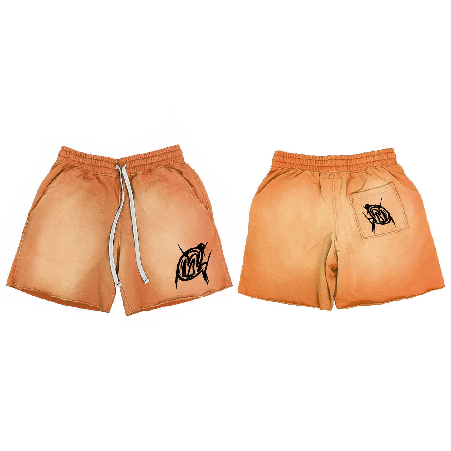 Peach Worked Shorts