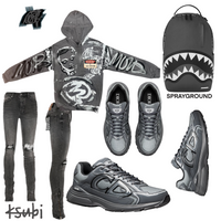 B12s graffiti hoodie