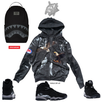 Charcoal eagle Zip-Up ( only 1 made)