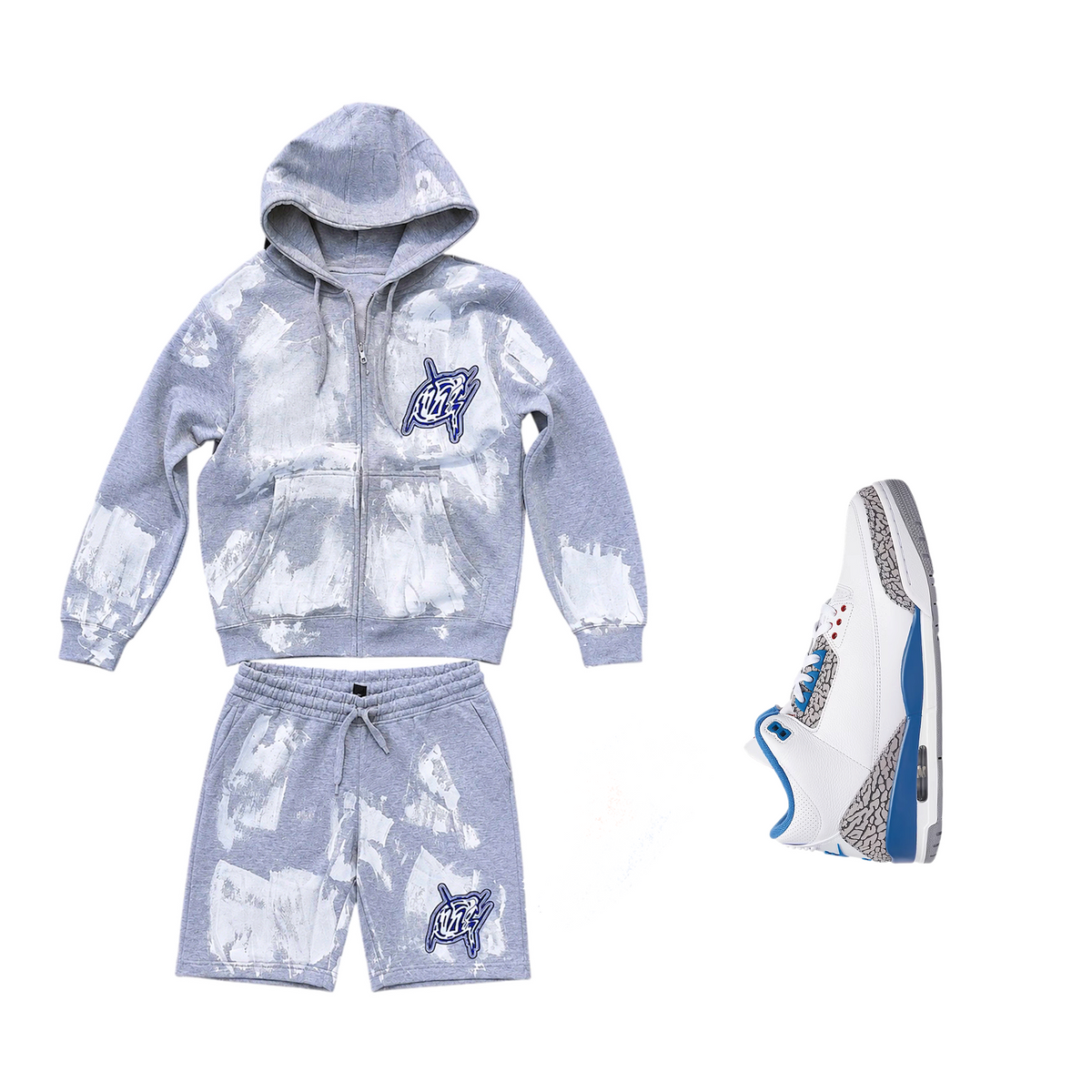 TRUE BLUE abstract set
