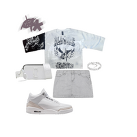 Crop Pure money 3s   Graffiti Shirt