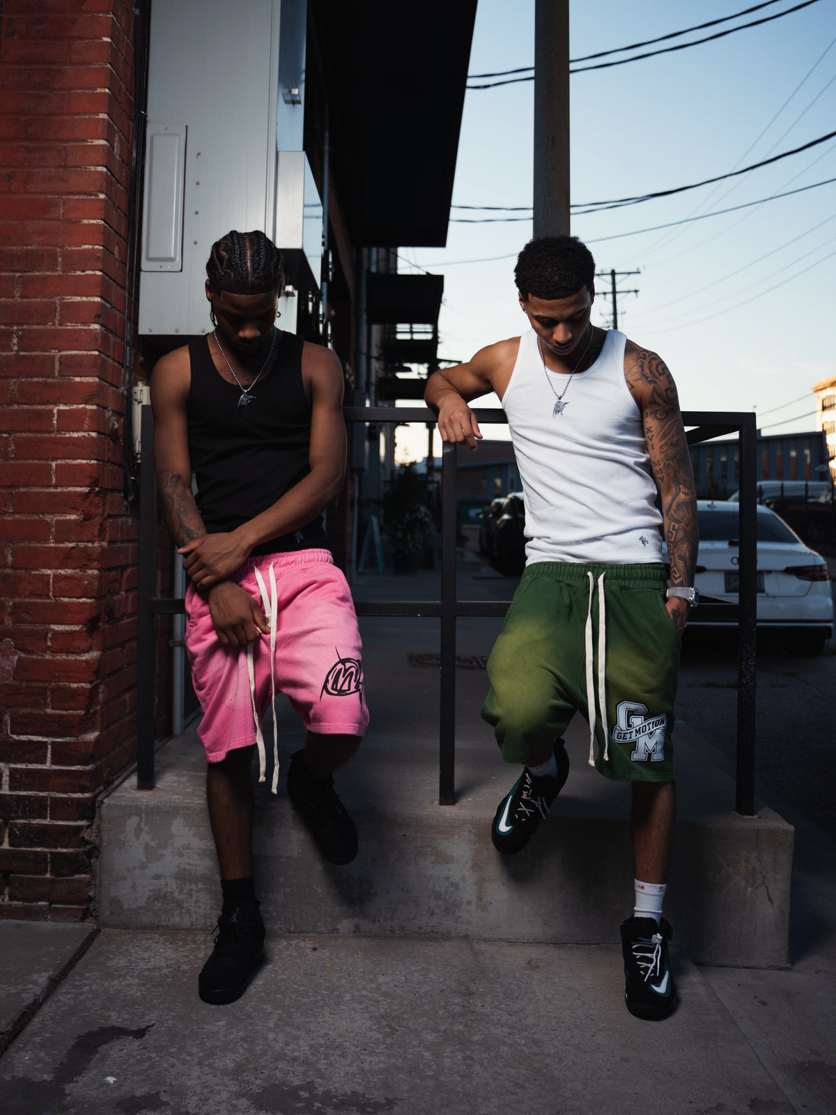 Heavyweight shorts pink