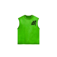 Green sleeveless shirt