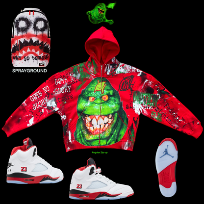 Slimer Graffiti Zip-Up