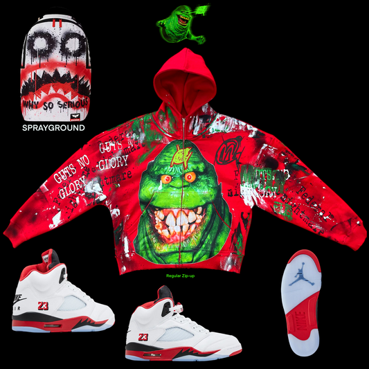 Slimer Graffiti Zip-Up