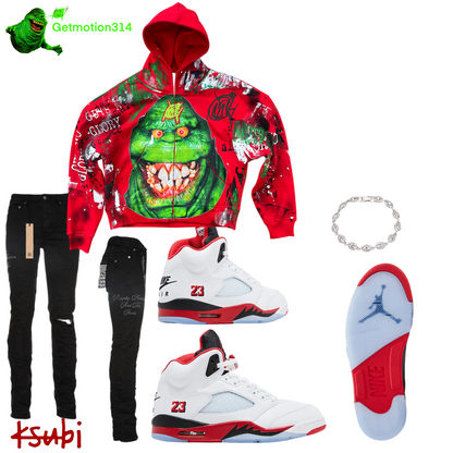 Slimer Graffiti Zip-Up