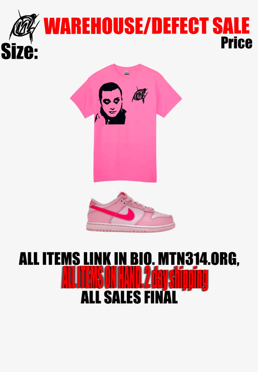 Warehouse sale, Barbie pink shirt