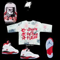 Fire red 5s Visionary Shirt
