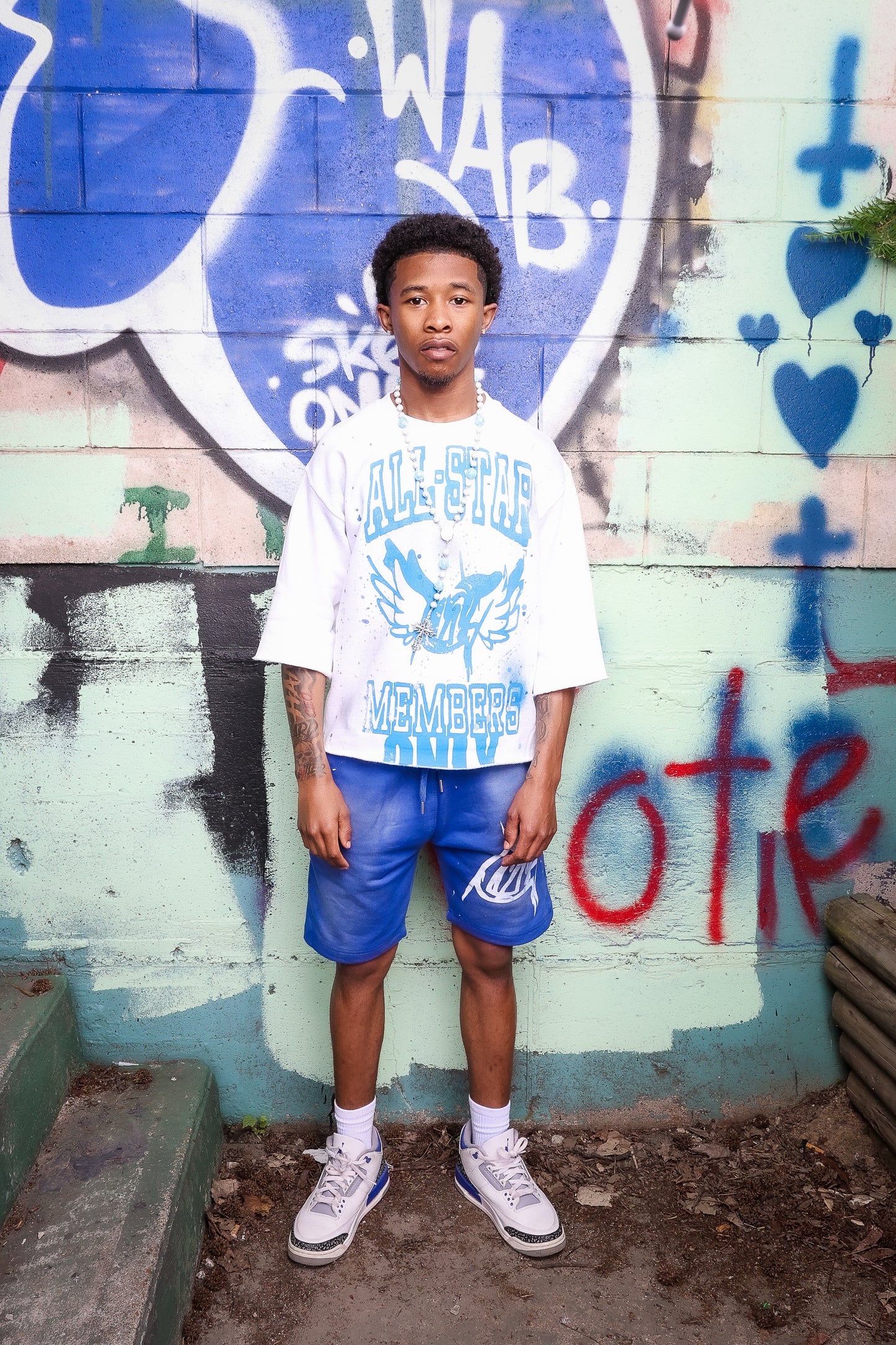 Royal Blue Short Set