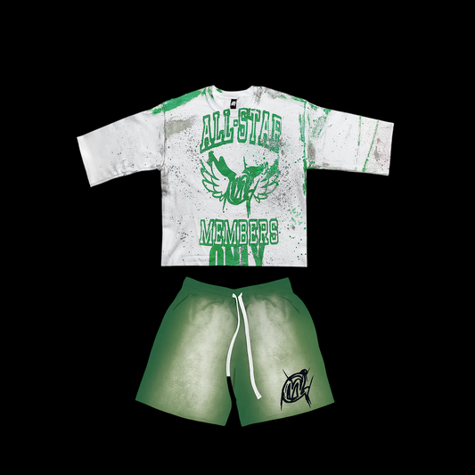 Green Short Set