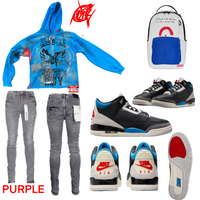 Rare air 3s crop bottom graffiti hoodie