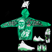 Lucky green zip up