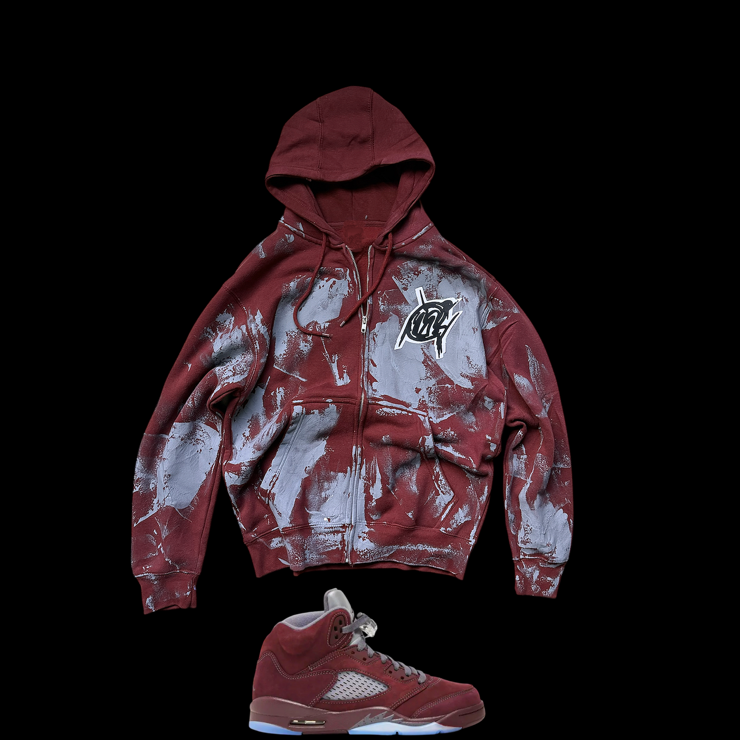Burgundy  314 ZIP-UP