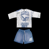 Navy Blue Short Set