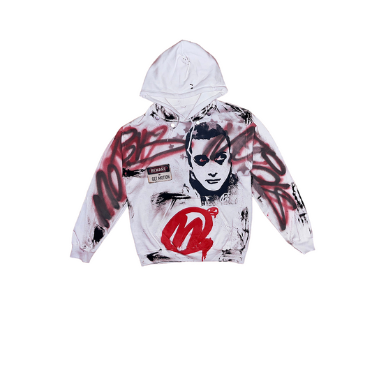 Red Graffiti Hoodie