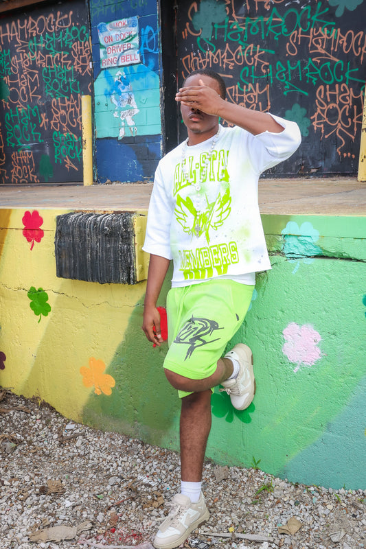 Neon Green Short Set