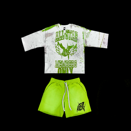 Neon Green Short Set