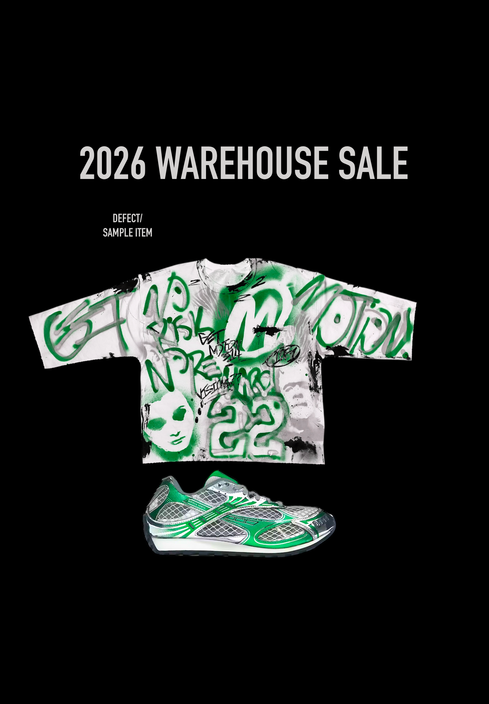 Green spray-paint shirt