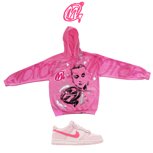 BARBIE DUNKS graffiti Hoodie