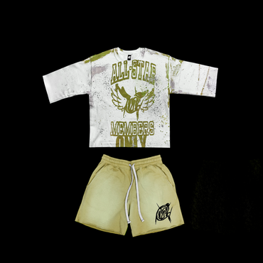 Military Green Short Set