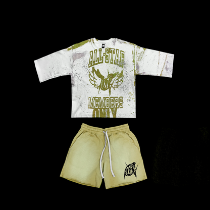 Military Green Short Set