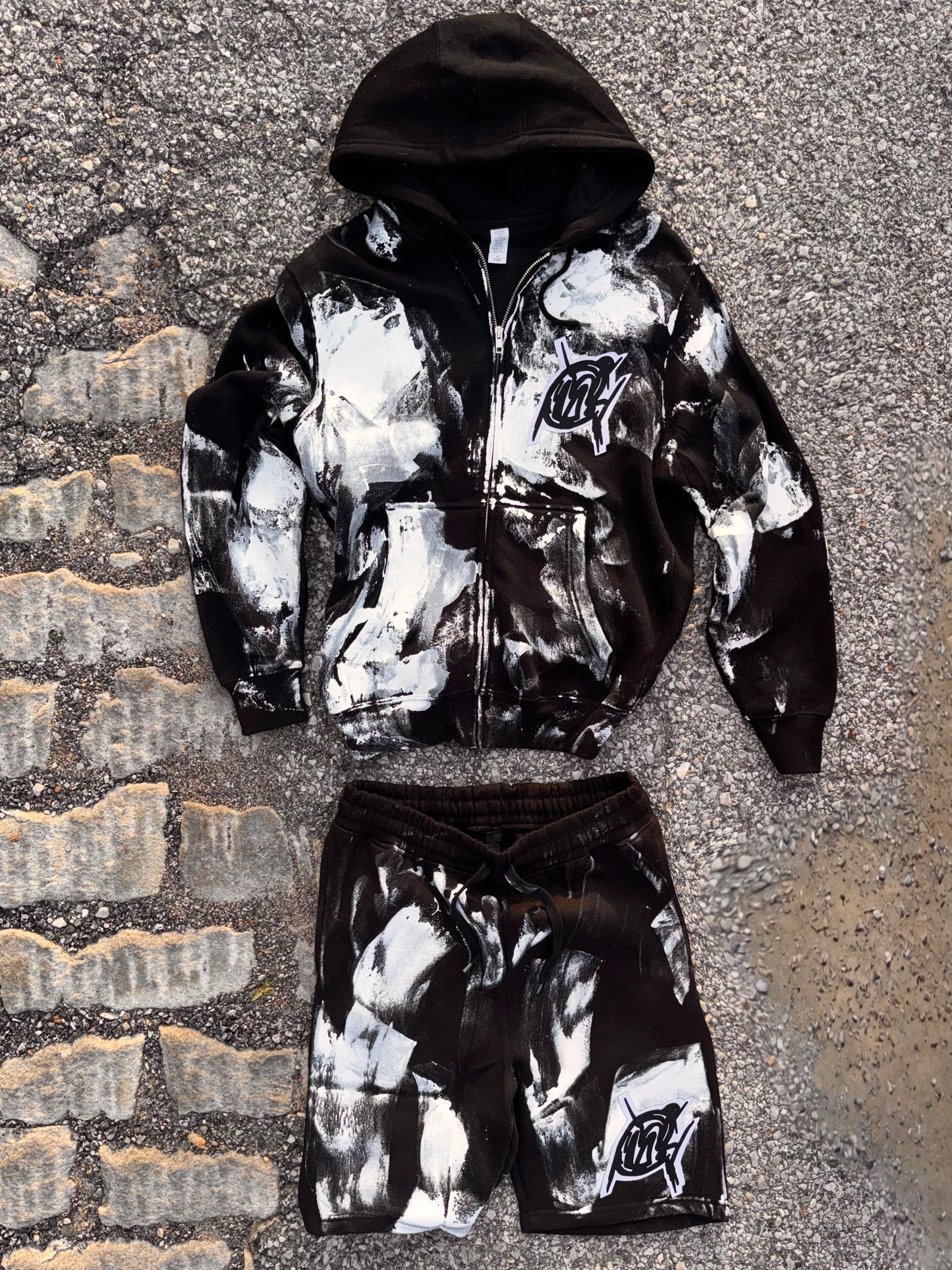 Black abstract set