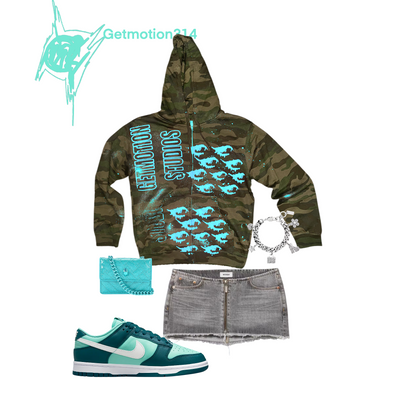 Tiffany  camo    Legacy Zip Up