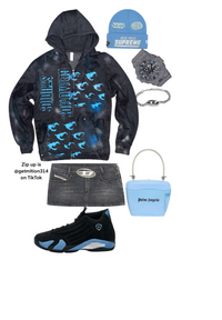 University blue 14   Legacy Zip Up