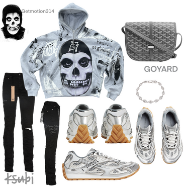 SKULLY Graffiti zip up