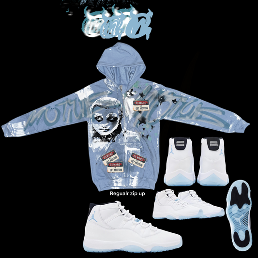 Legand 11s graffiti zip up