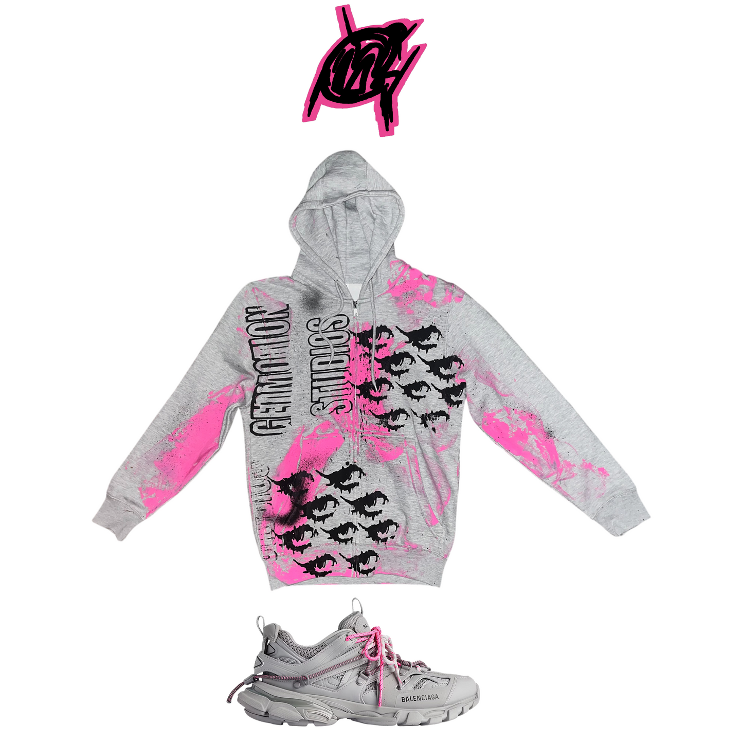 Pink and black    Legacy Zip Up