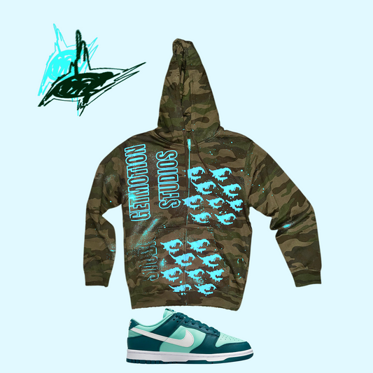 Tiffany  camo    Legacy Zip Up