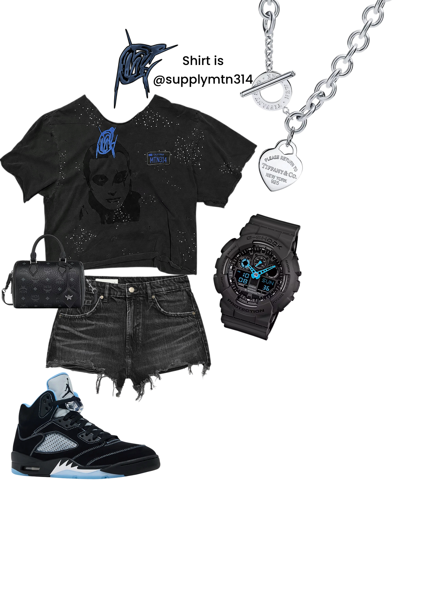 Carolina blue rhinestone shirt