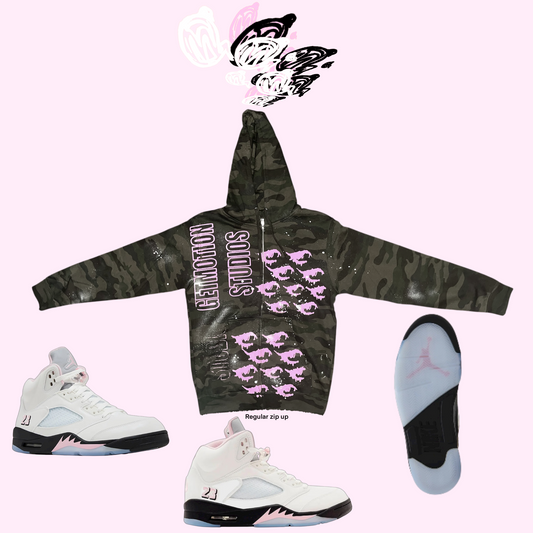 Soft pink 5s  Legacy Zip Up