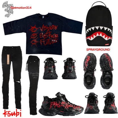 Red/Black  Visionary Shirt