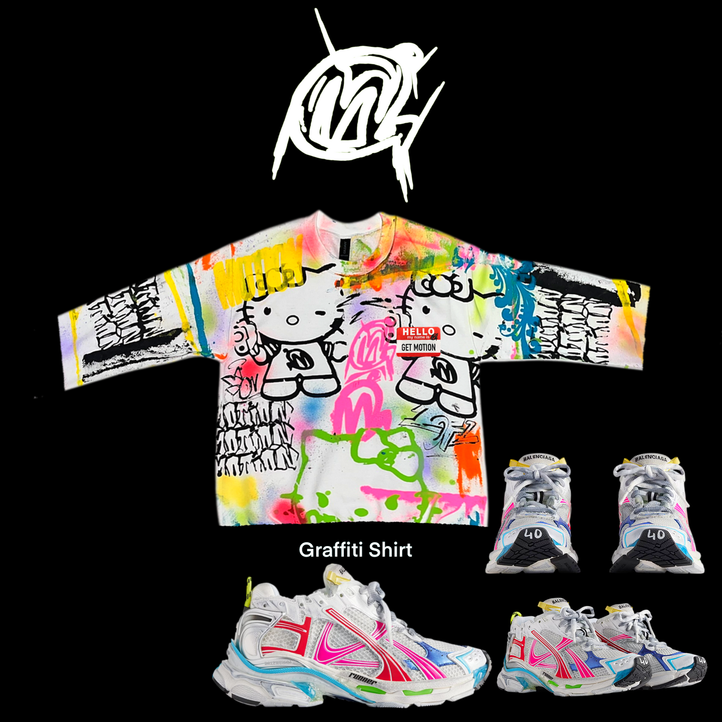 Scary Katt graffiti shirt