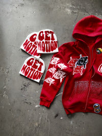 RED MARC BEANIE