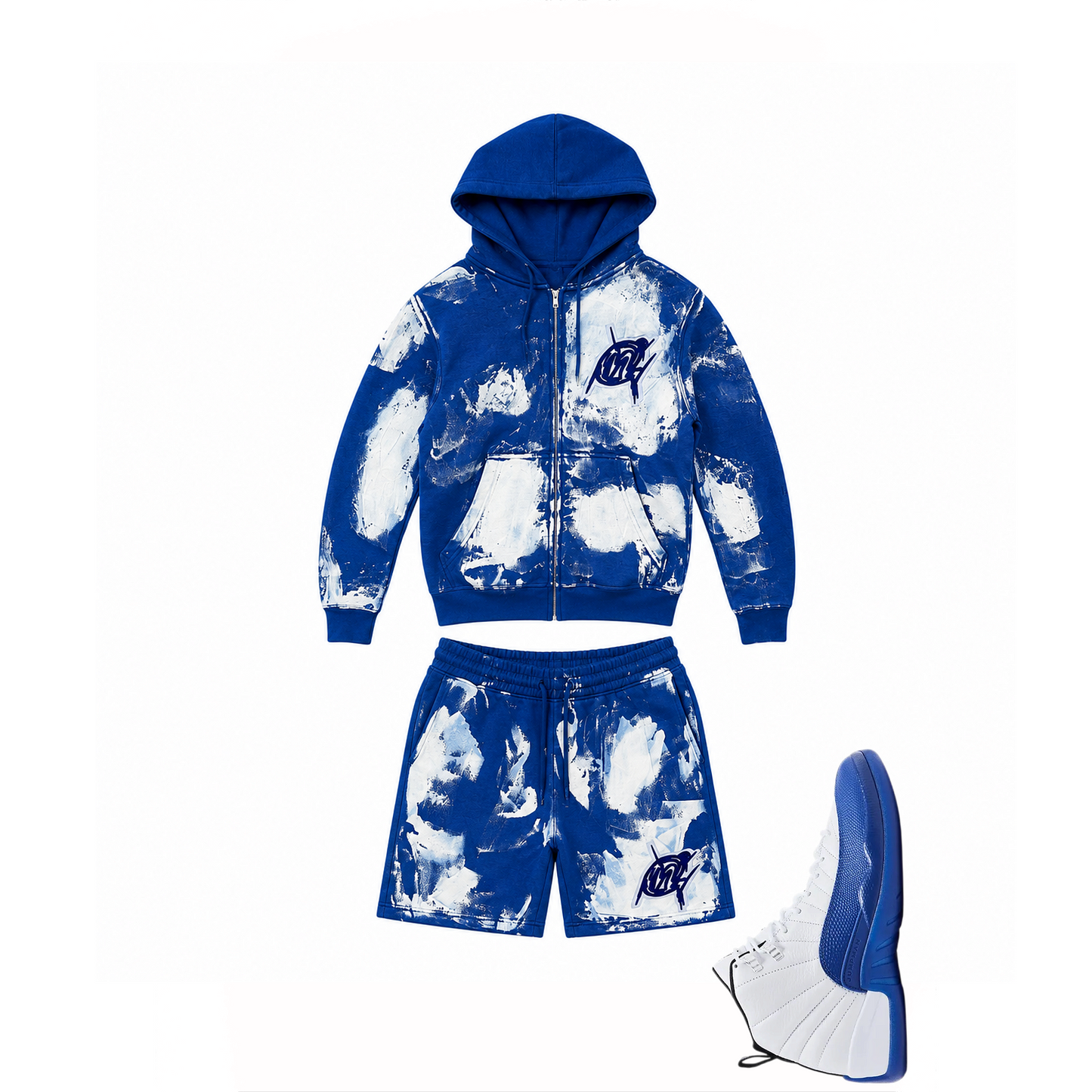 Blue  abstract set