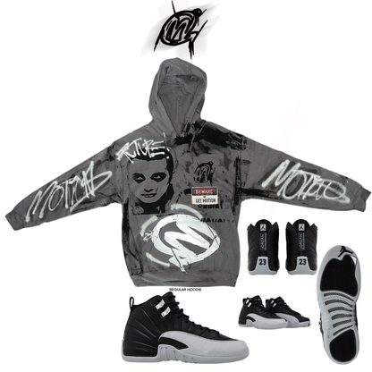 Barron Grey Graffiti hoodie